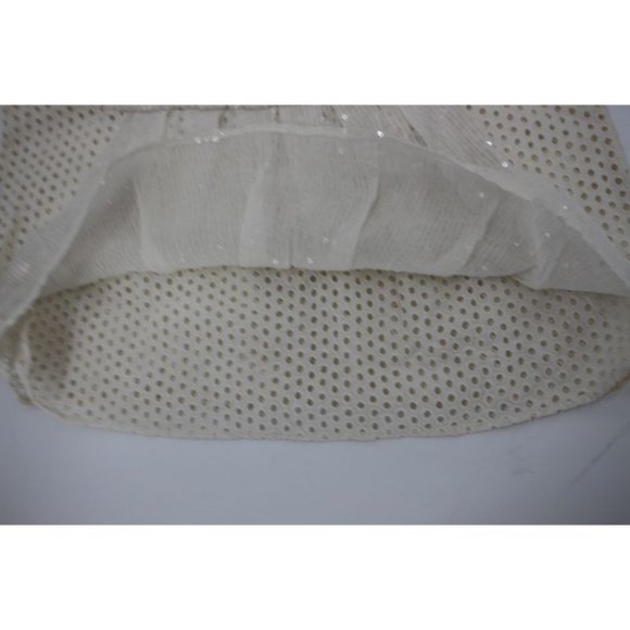 Moschnio blouse women's 6‎ Cheap and Chic Sequin beaded top sleeveless back zip - Picture 9 of 15